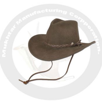 Suede Leather Hat